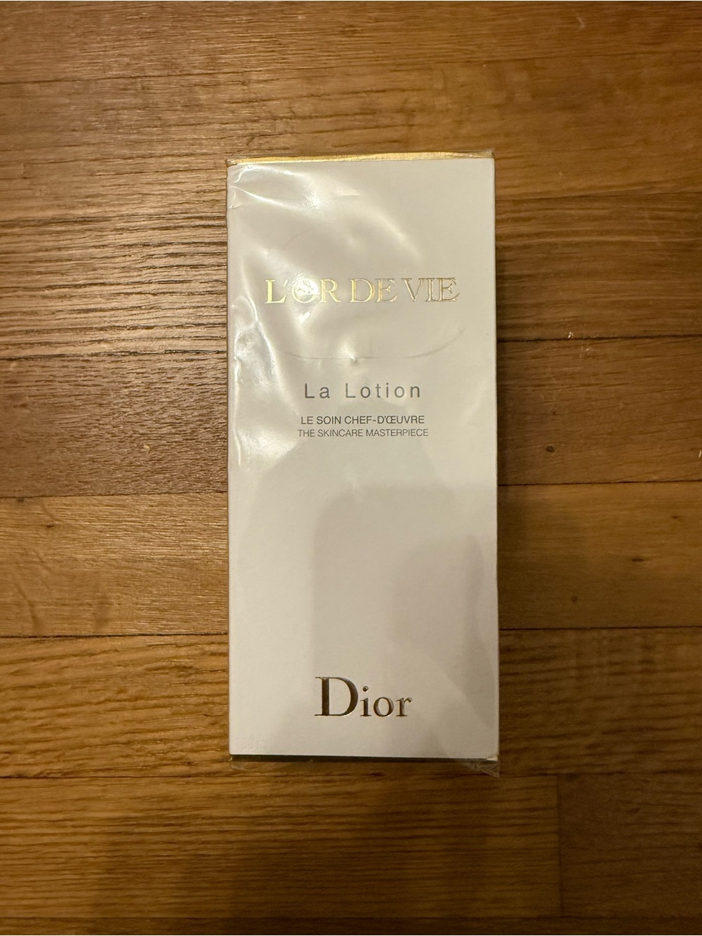 Dior White and Gold Skincare Box